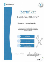 Zertifikat Busch-free@home®